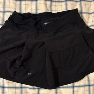 lululemon athletica Classic Black Mini Skirt